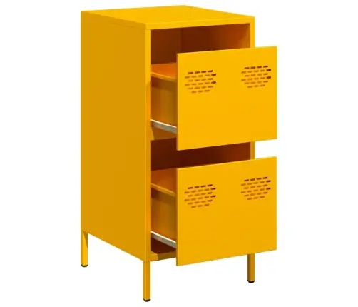 Indauja Garstyčių Geltona 35X39X73,5Cm Šaltai Valcuotas Plienas