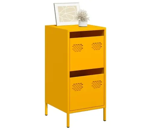 Indauja Garstyčių Geltona 35X39X73,5Cm Šaltai Valcuotas Plienas