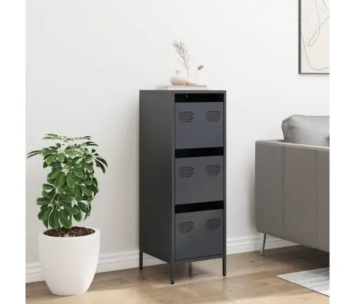 Kõrge Kapp, Antratsiit, 39X35X103,5 cm Teras