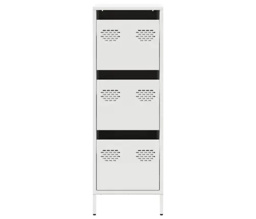 Highboard White 39X35X103,5 Cm Plienas