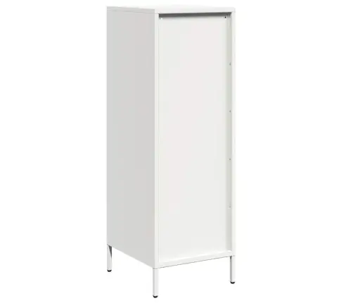 Highboard White 39X35X103,5 Cm Plienas