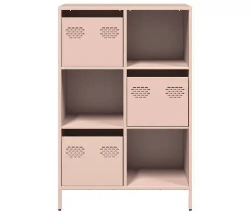 Augstais Skapītis, Rozā, 68X39X103,5 Cm, Tērauds Vidaxl Augstais Skapītis, Rozā, 68X39X103,5 Cm, Tērauds Vidaxl