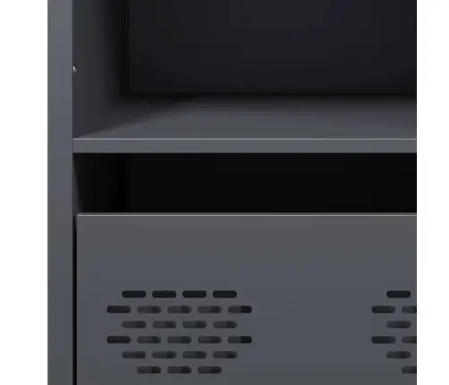 Augstais Skapītis, Pelēks, 68X39X103,5 Cm, Tērauds Vidaxl