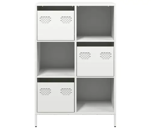 Augstais Skapītis, Balts, 68X39X103,5 Cm, Tērauds Vidaxl