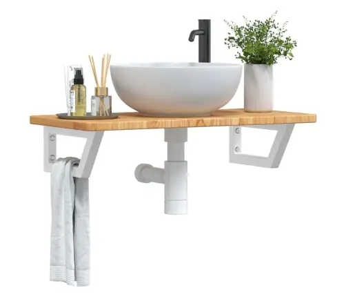 Seinale Kinnitatav Valamuriiul, Teras Ja Tammepuit