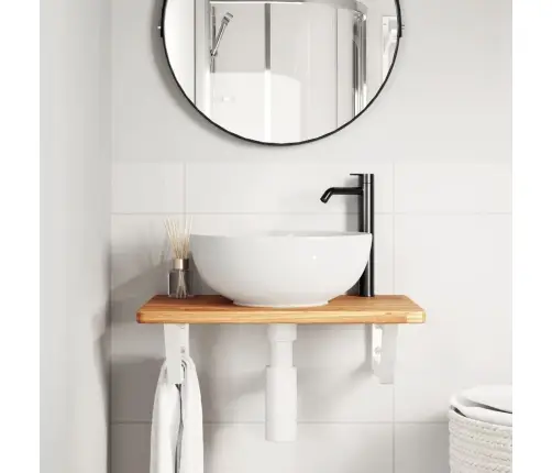 Seinale Kinnitatav Valamuriiul, Teras Ja Tammepuit