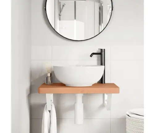 Izlietnes Plaukts, Stiprināms Pie Sienas, Tērauds, Dižskābardis Vidaxl