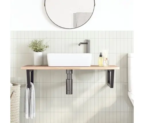 Seinale Kinnitatav Valamuriiul, Teras Ja Tammepuit