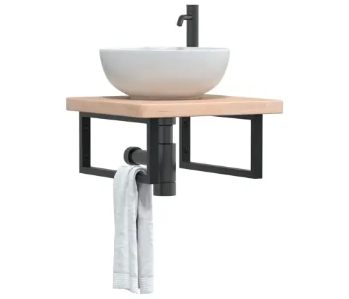 Seinale Kinnitatav Valamuriiul, Teras Ja Tammepuit