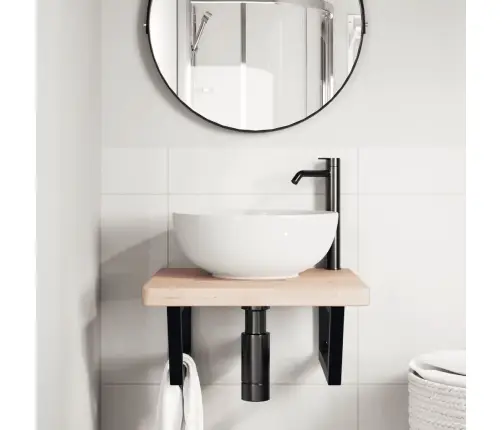 Seinale Kinnitatav Valamuriiul, Teras Ja Tammepuit