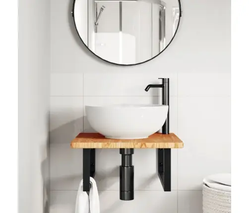 Seinale Kinnitatav Valamuriiul, Teras Ja Tammepuit