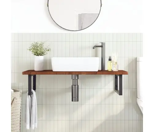 Seinale Kinnitatav Valamuriiul, Teras Ja Tammepuit