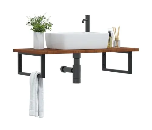 Seinale Kinnitatav Valamuriiul, Teras Ja Tammepuit