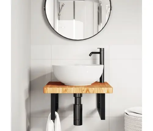 Seinale Kinnitatav Valamuriiul, Teras Ja Tammepuit