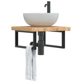 Seinale Kinnitatav Valamuriiul, Teras Ja Tammepuit