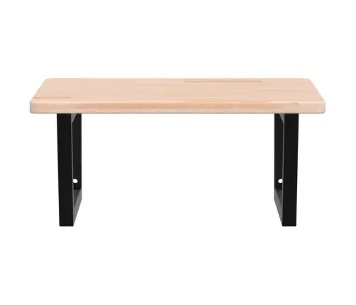 Izlietnes Plaukts, Stiprināms Pie Sienas, Tērauds, Ozola Koks Vidaxl