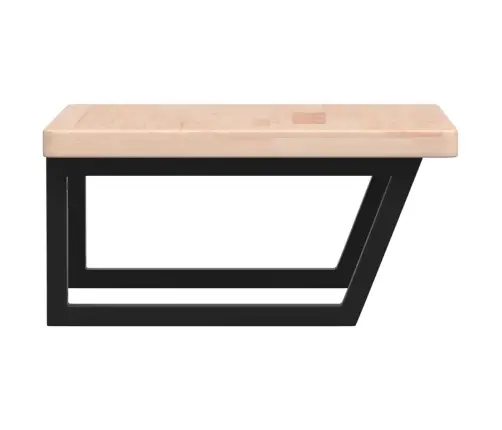 Izlietnes Plaukts, Stiprināms Pie Sienas, Tērauds, Ozola Koks Vidaxl