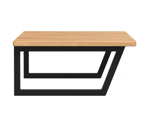 Izlietnes Plaukts, Stiprināms Pie Sienas, Tērauds, Ozola Koks Vidaxl