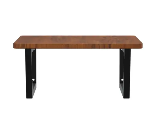 Izlietnes Plaukts, Stiprināms Pie Sienas, Tērauds, Ozola Koks Vidaxl