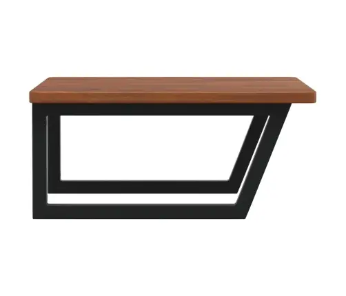 Izlietnes Plaukts, Stiprināms Pie Sienas, Tērauds, Ozola Koks Vidaxl