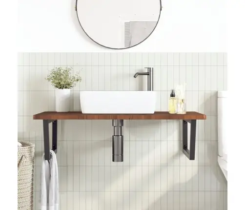 Seinale Kinnitatav Valamuriiul, Teras Ja Tammepuit