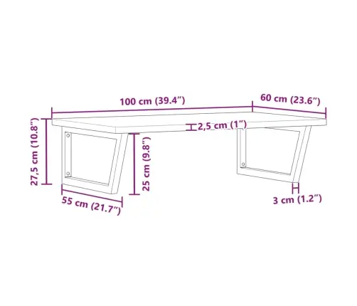 Seinale Kinnitatav Valamuriiul, Teras Ja Pöökpuit