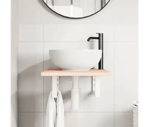 Seinale Kinnitatav Valamuriiul, Teras Ja Tammepuit