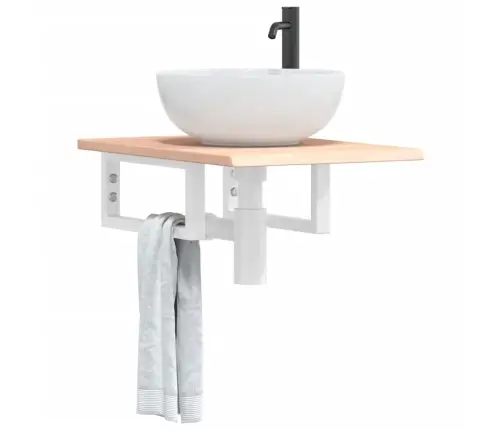 Seinale Kinnitatav Valamuriiul, Teras Ja Tammepuit