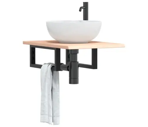 Seinale Kinnitatav Valamuriiul, Teras Ja Tammepuit