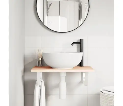 Seinale Kinnitatav Valamuriiul, Teras Ja Tammepuit