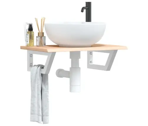 Seinale Kinnitatav Valamuriiul, Teras Ja Tammepuit