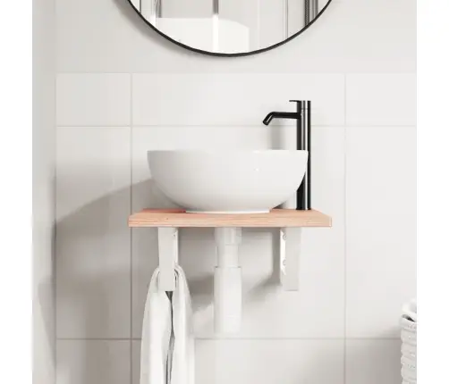 Seinale Kinnitatav Valamuriiul, Teras Ja Tammepuit