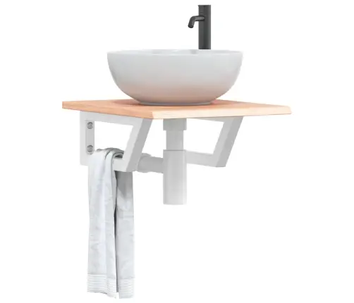 Seinale Kinnitatav Valamuriiul, Teras Ja Tammepuit