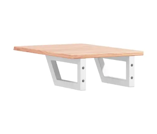 Izlietnes Plaukts, Stiprināms Pie Sienas, Tērauds, Ozola Koks Vidaxl