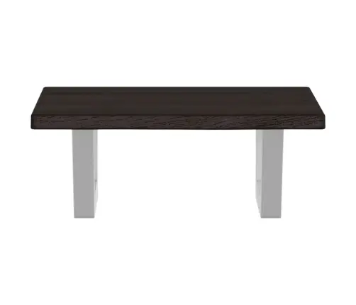 Izlietnes Plaukts, Stiprināms Pie Sienas, Tērauds, Ozola Koks Vidaxl