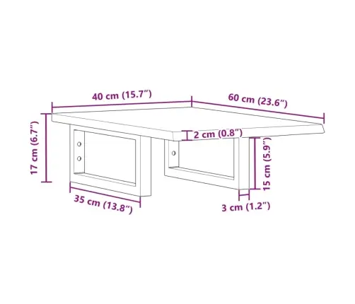 Seinale Kinnitatav Valamuriiul, Teras Ja Tammepuit