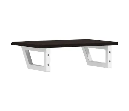 Izlietnes Plaukts, Stiprināms Pie Sienas, Tērauds, Ozola Koks Vidaxl