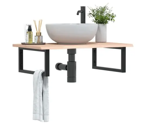 Seinale Kinnitatav Valamuriiul, Teras Ja Tammepuit