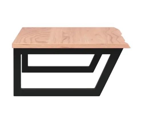 Izlietnes Plaukts, Stiprināms Pie Sienas, Tērauds, Ozola Koks Vidaxl