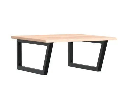 Izlietnes Plaukts, Stiprināms Pie Sienas, Tērauds, Ozola Koks Vidaxl