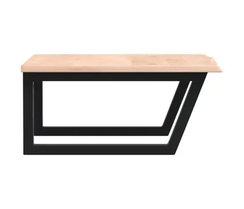 Izlietnes Plaukts, Stiprināms Pie Sienas, Tērauds, Ozola Koks Vidaxl