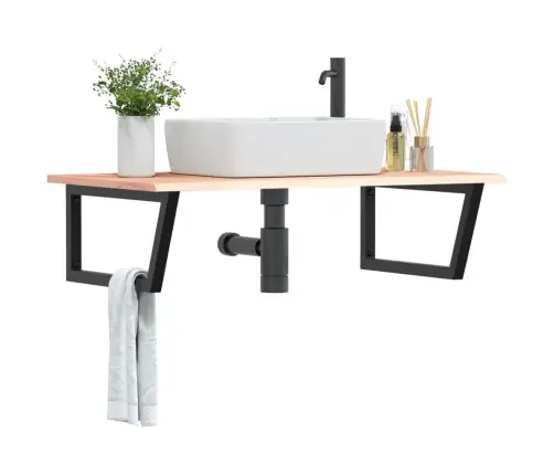 Seinale Kinnitatav Valamuriiul, Teras Ja Tammepuit