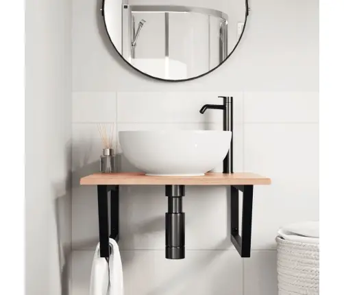 Seinale Kinnitatav Valamuriiul, Teras Ja Tammepuit