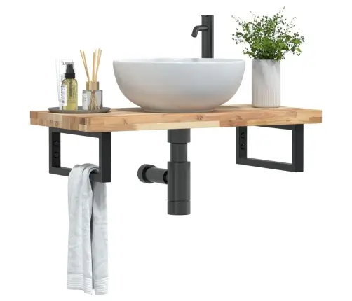 Seinale Kinnitatav Valamuriiul, Teras Ja Akaatsiapuit