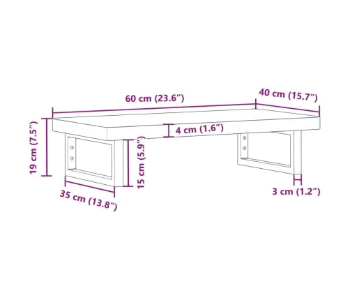 Seinale Kinnitatav Valamuriiul, Teras Ja Akaatsiapuit