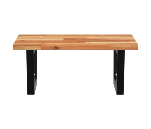 Izlietnes Plaukts, Stiprināms Pie Sienas, Tērauds, Akācija Vidaxl