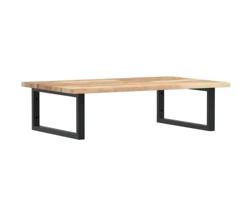 Izlietnes Plaukts, Stiprināms Pie Sienas, Tērauds, Akācija Vidaxl