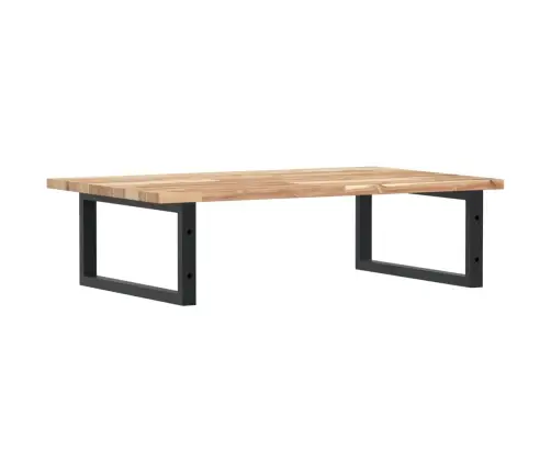 Izlietnes Plaukts, Stiprināms Pie Sienas, Tērauds, Akācija Vidaxl