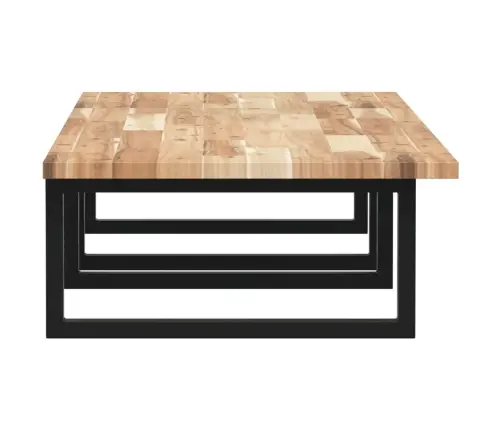 Izlietnes Plaukts, Stiprināms Pie Sienas, Tērauds, Akācija Vidaxl