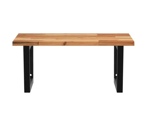 Izlietnes Plaukts, Stiprināms Pie Sienas, Tērauds, Akācija Vidaxl